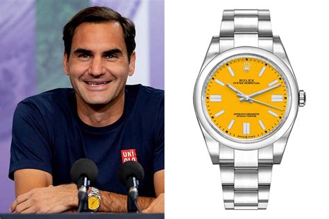 roger federer rolex oyster perpetual|roger federer watches.